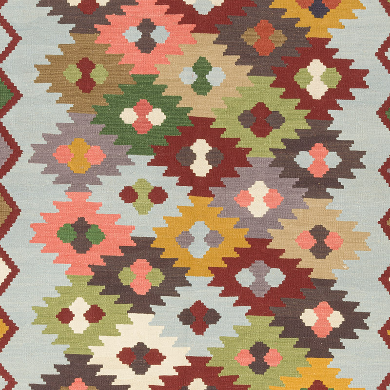 Nueva Alfombra Turca Kilim - 182 cm x 247 cm - K0092114