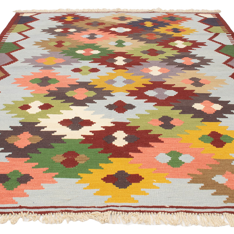 Nueva Alfombra Turca Kilim - 182 cm x 247 cm - K0092114