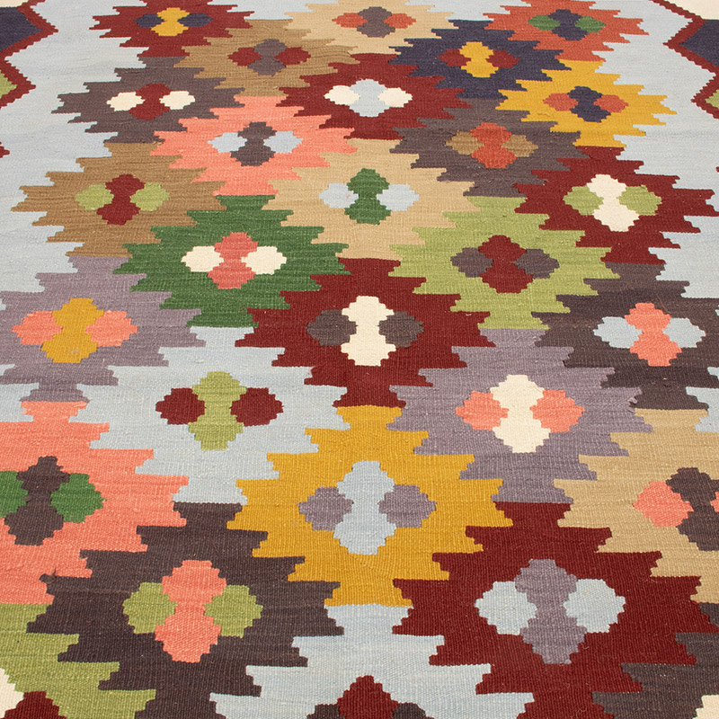 Nueva Alfombra Turca Kilim - 182 cm x 247 cm - K0092114