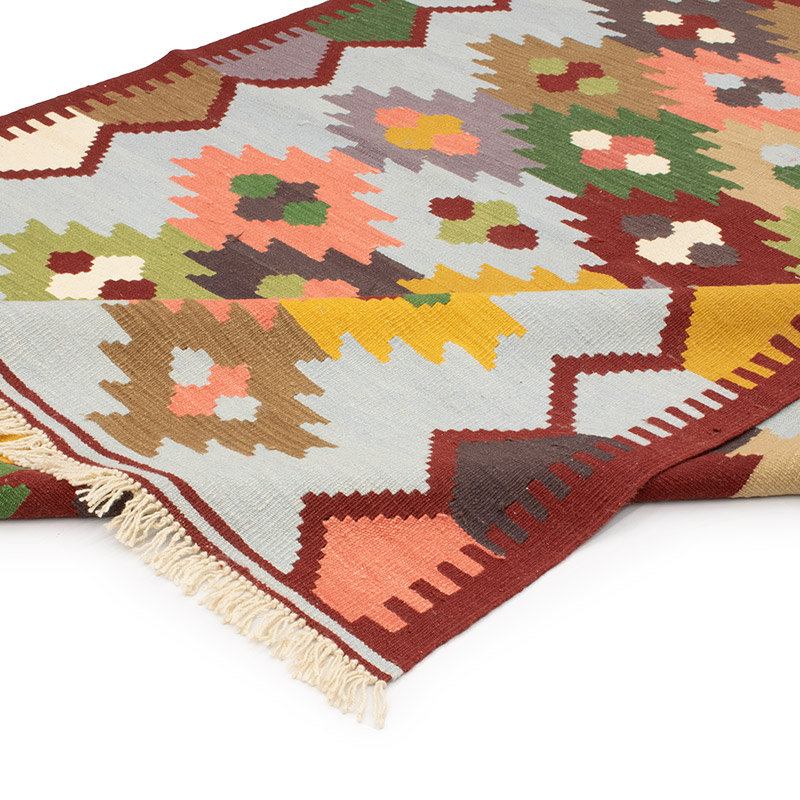 Nueva Alfombra Turca Kilim - 182 cm x 247 cm - K0092114