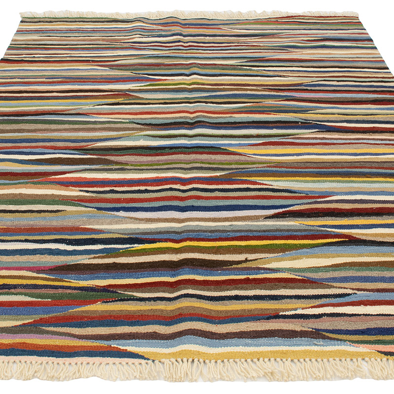 Nueva Alfombra Turca Kilim - 153 cm x 211 cm - K0092115