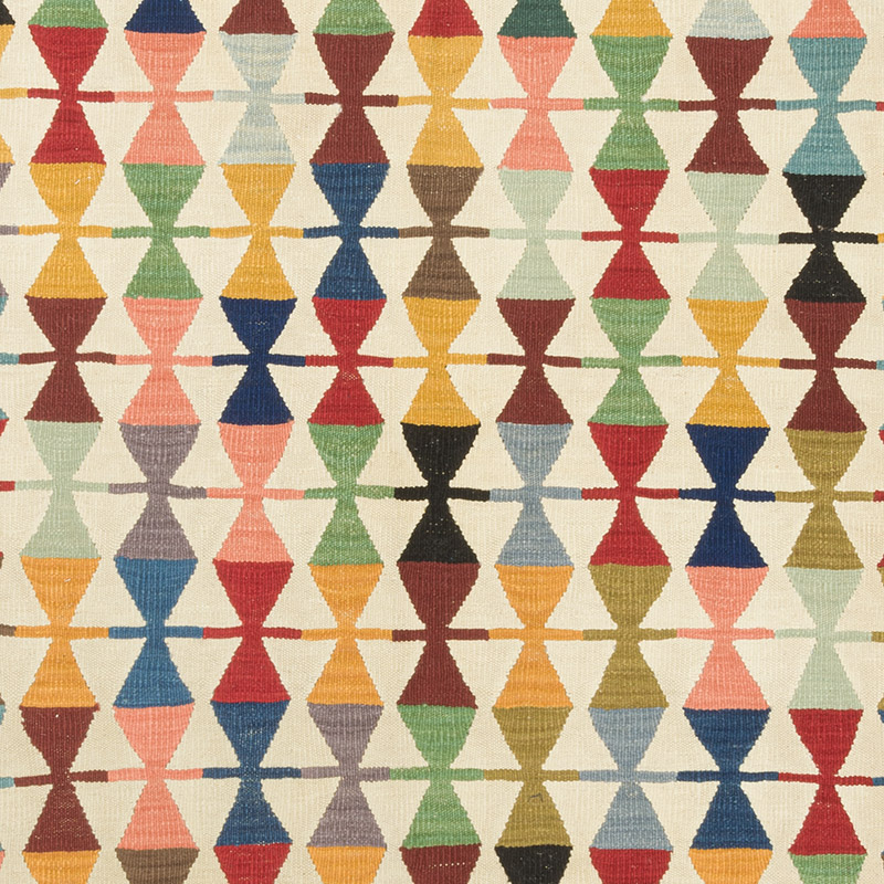 New Handwoven Turkish Kilim Rug - 4'  x 6' 2" (48" x 74") - K0092118