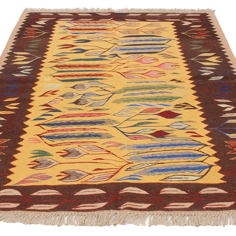 Yeni Kök Boya El Dokuma Kilim - 127 cm x 171 cm - K0092119