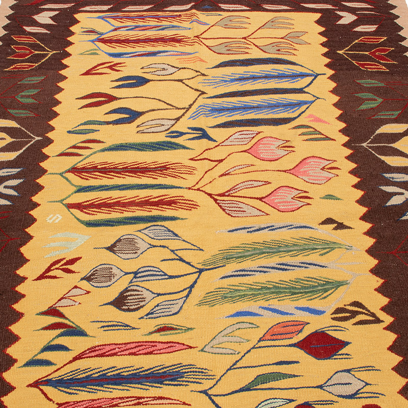 Yeni Kök Boya El Dokuma Kilim - 127 cm x 171 cm - K0092119