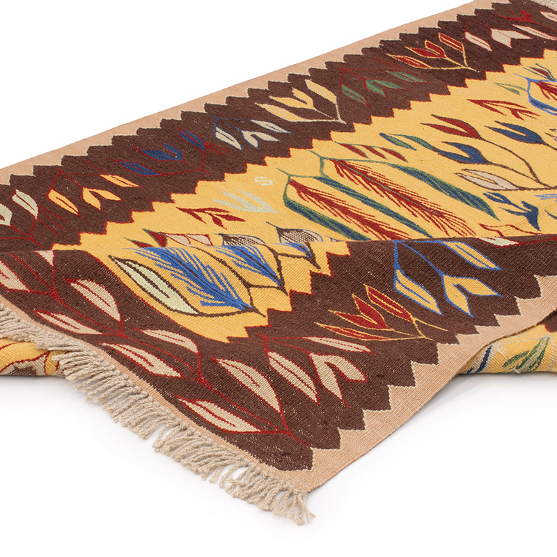 Yeni Kök Boya El Dokuma Kilim - 127 cm x 171 cm - K0092119
