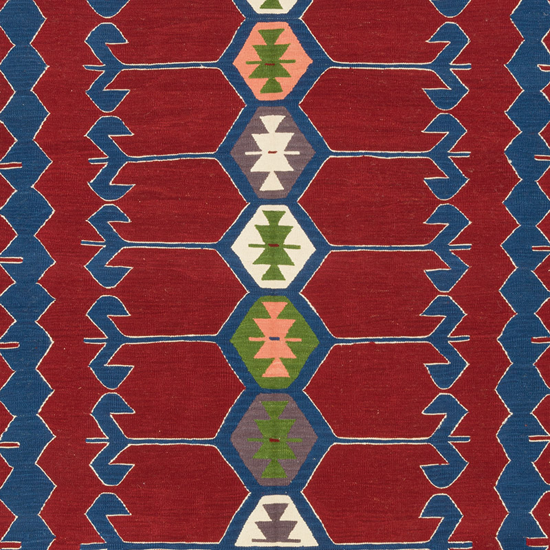 Nueva Alfombra Turca Kilim - 190 cm x 238 cm - K0092121
