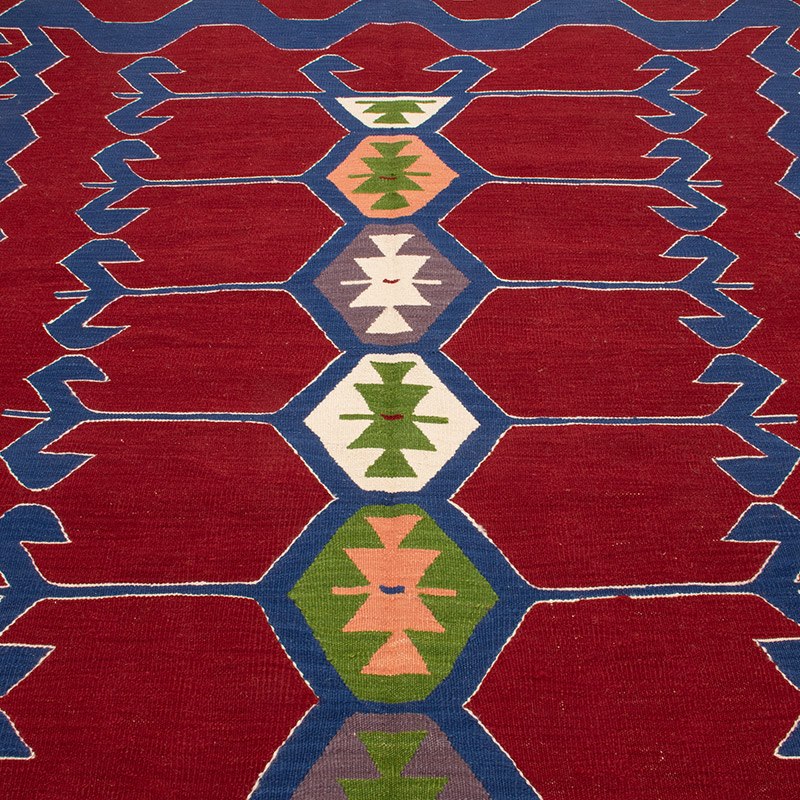 Nueva Alfombra Turca Kilim - 190 cm x 238 cm - K0092121