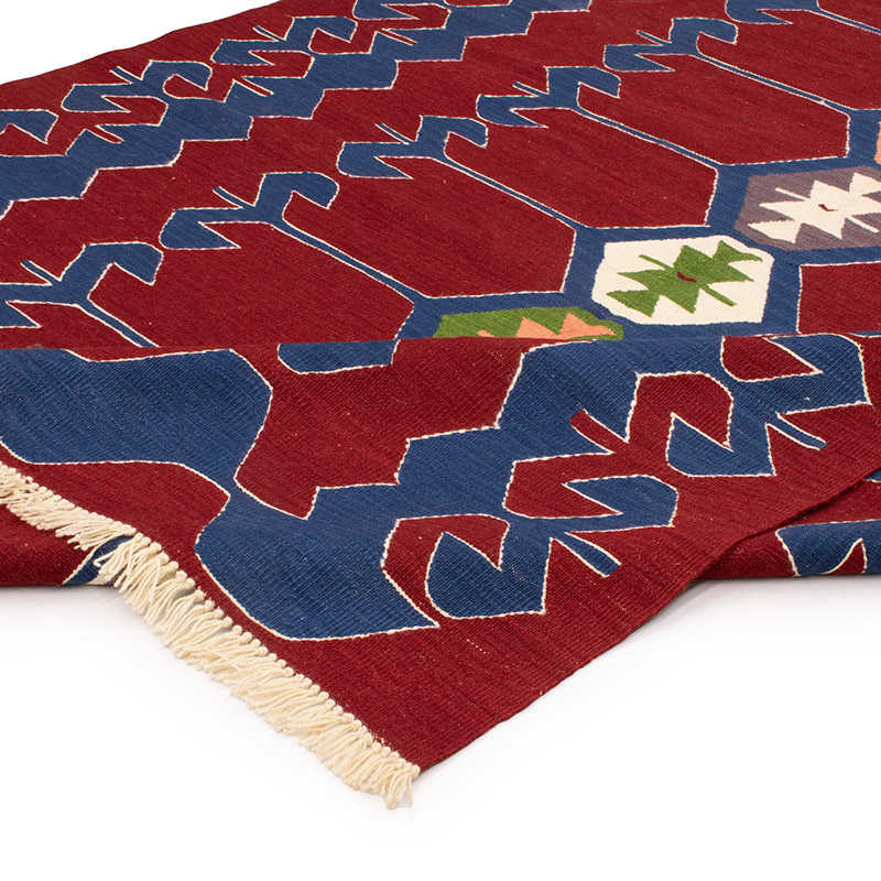 Nueva Alfombra Turca Kilim - 190 cm x 238 cm - K0092121