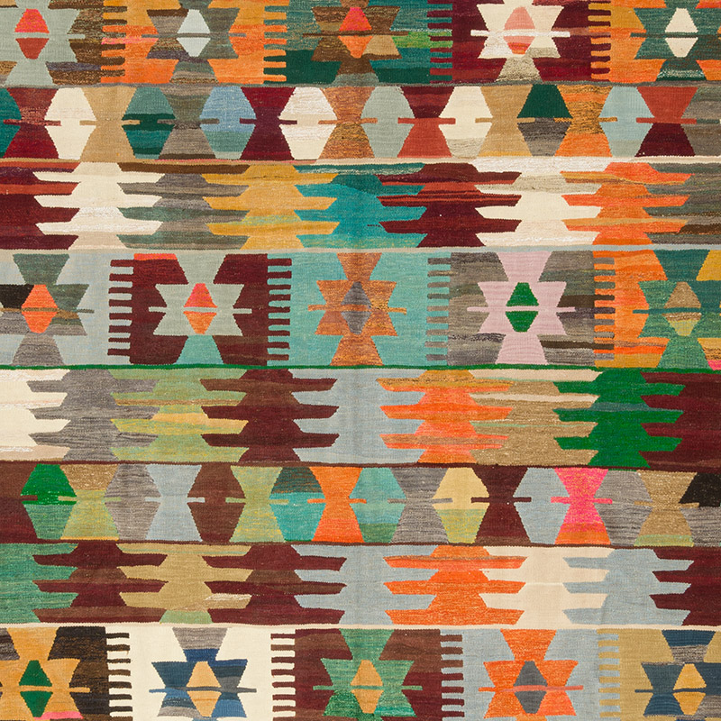 Yeni Kök Boya El Dokuma Kilim - 258 cm x 345 cm - K0092123