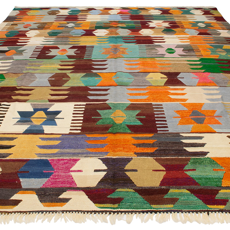 Yeni Kök Boya El Dokuma Kilim - 258 cm x 345 cm - K0092123