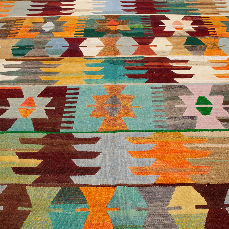 Yeni Kök Boya El Dokuma Kilim - 258 cm x 345 cm - K0092123