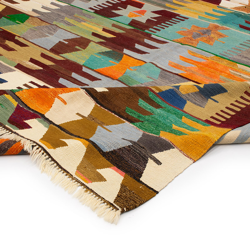 Yeni Kök Boya El Dokuma Kilim - 258 cm x 345 cm - K0092123