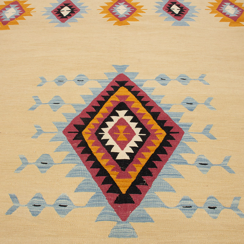 Yeni Kök Boya El Dokuma Kilim - 200 cm x 304 cm - K0092124