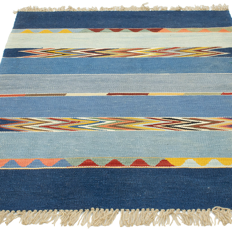 Yeni Kök Boya El Dokuma Kilim - 93 cm x 130 cm - K0092125