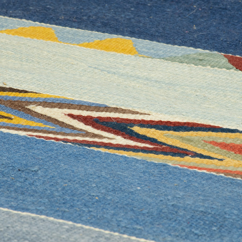 Yeni Kök Boya El Dokuma Kilim - 93 cm x 130 cm - K0092125