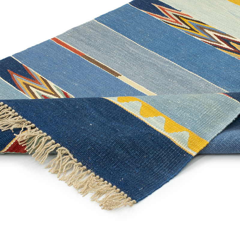Yeni Kök Boya El Dokuma Kilim - 93 cm x 130 cm - K0092125