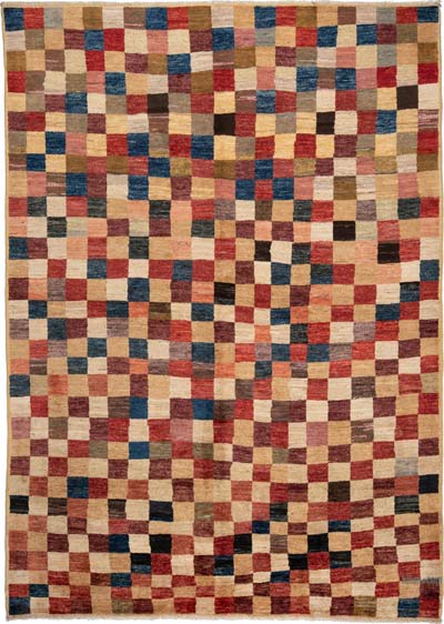 Modern New Hand-Knotted Rug - 7' 7" x 9'  (91" x 108")