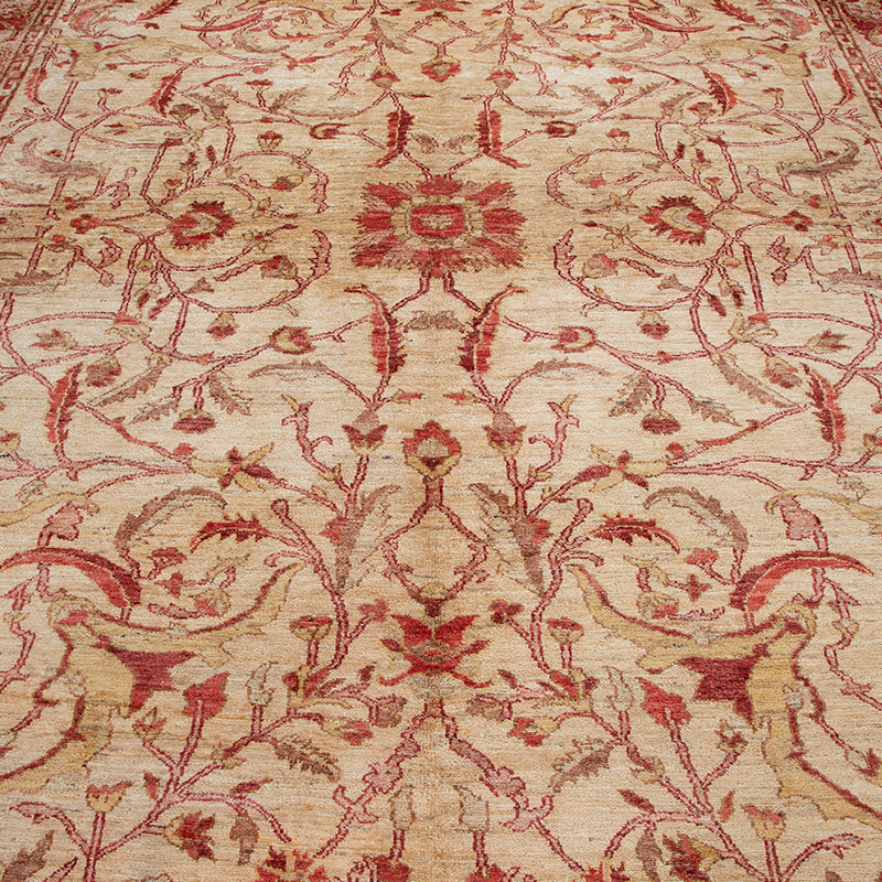 Alfombra Nueva Anudada a Mano de Inspiración Oushak - 246 cm x 302 cm - K0092148