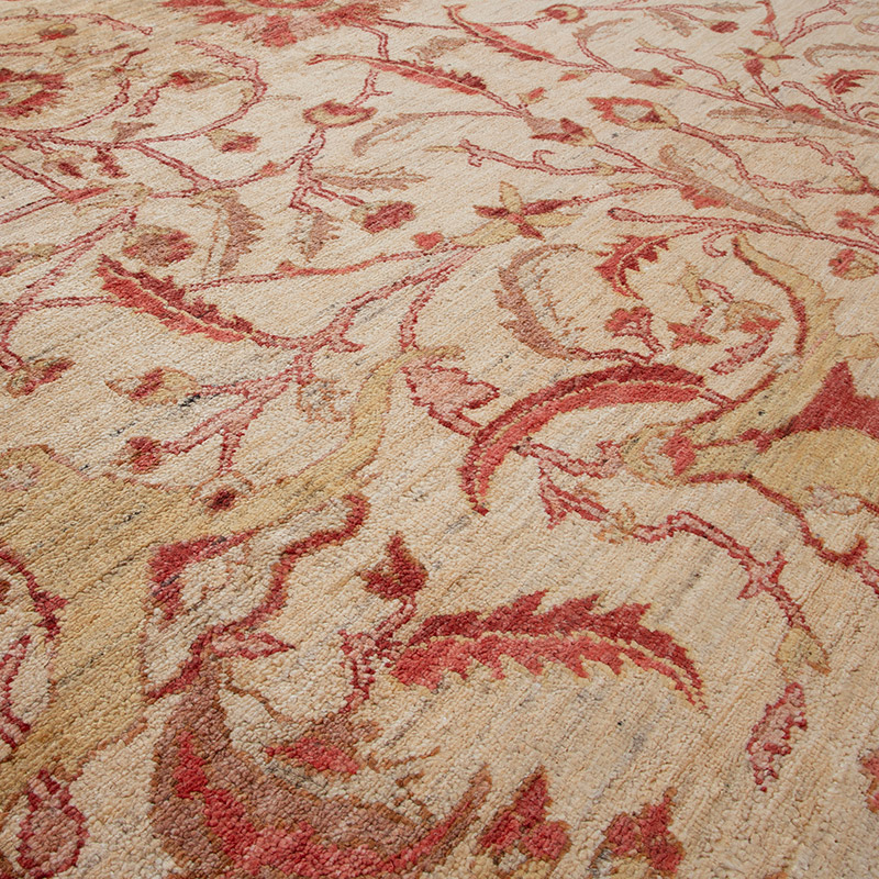 Alfombra Nueva Anudada a Mano de Inspiración Oushak - 246 cm x 302 cm - K0092148