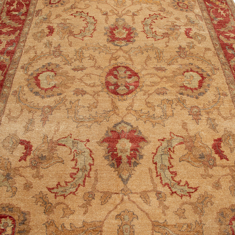 Alfombra Nueva Anudada a Mano de Inspiración Oushak - 186 cm x 267 cm - K0092151