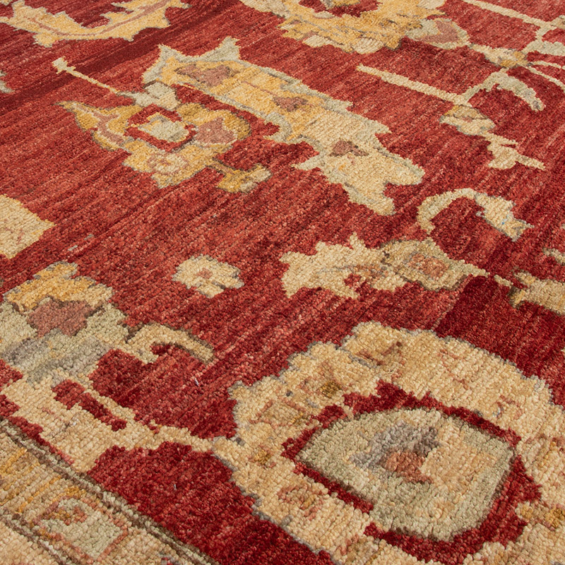 New Hand Knotted Oushak Inspired Rug - 6' 4" x 9'  (76" x 108") - K0092155