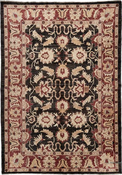 Alfombra Nueva Anudada a Mano de Inspiración Oushak - 205 cm x 293 cm