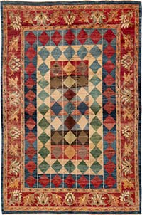 Modern New Hand-Knotted Rug - 6' 3" x 9' 4" (75" x 112")