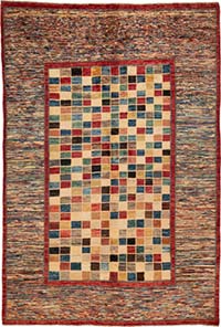 Modern New Hand-Knotted Rug - 6' 7" x 9' 9" (79" x 117")