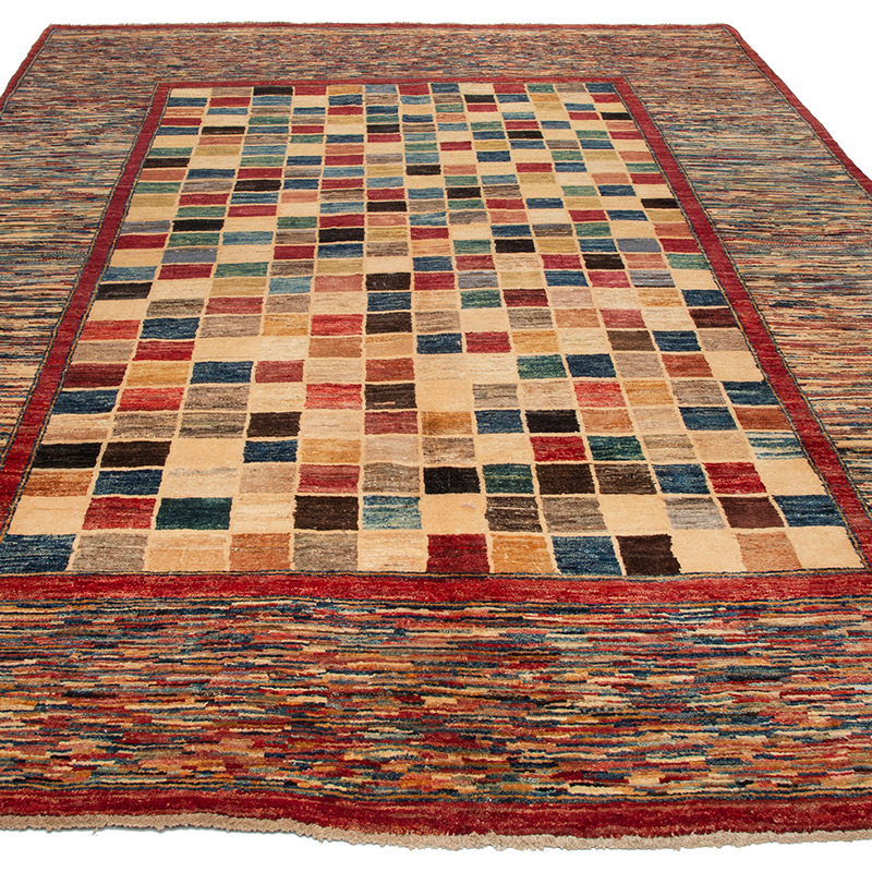 Modern New Hand-Knotted Rug - 6' 7" x 9' 9" (79" x 117") - K0092162