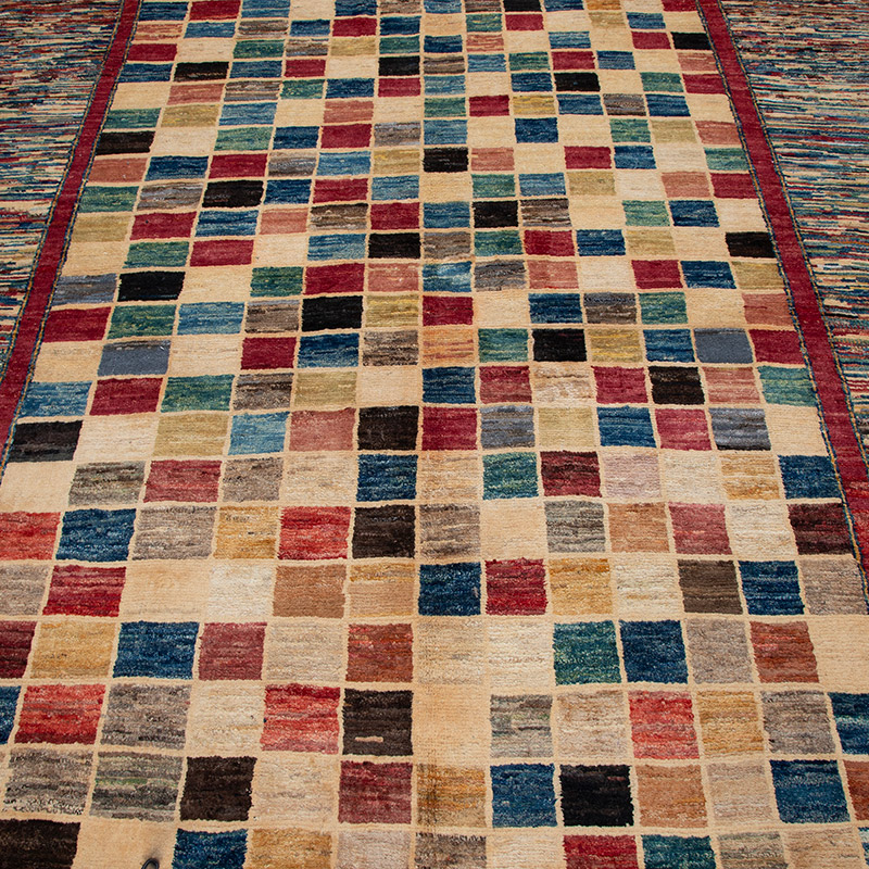 Modern New Hand-Knotted Rug - 6' 7" x 9' 9" (79" x 117") - K0092162
