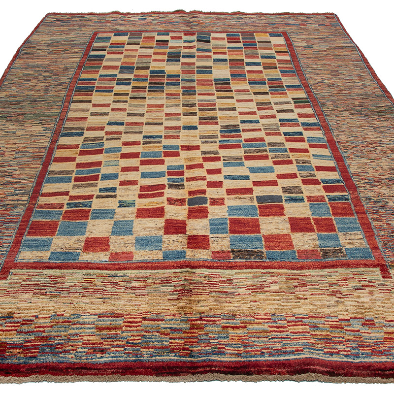 Modern New Hand-Knotted Rug - 6' 4" x 9' 9" (76" x 117") - K0092164