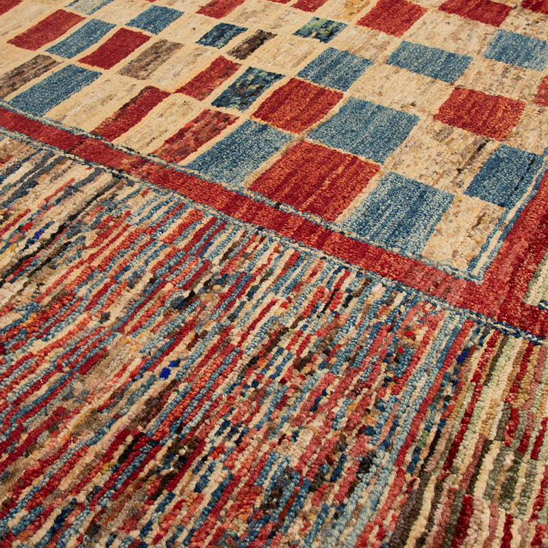 Modern New Hand-Knotted Rug - 6' 4" x 9' 9" (76" x 117") - K0092164