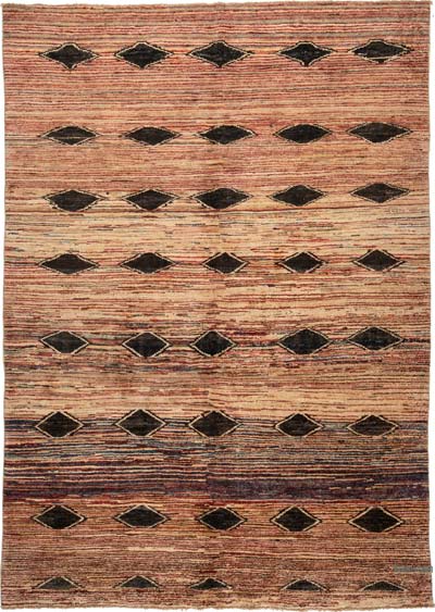 Alfombra Moderna Nueva Anudada a Mano - 184 cm x 260 cm