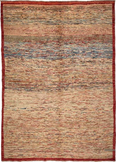 Modern New Hand-Knotted Rug - 7'  x 9' 10" (84" x 118")