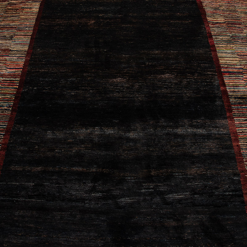 Modern New Hand-Knotted Rug - 6' 5" x 9' 3" (77" x 111") - K0092170