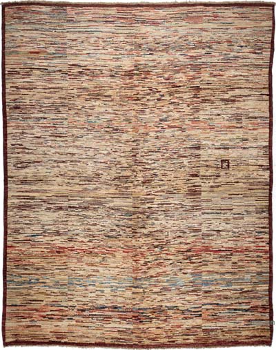 Modern New Hand-Knotted Rug - 8' 2" x 9' 11" (98" x 119")