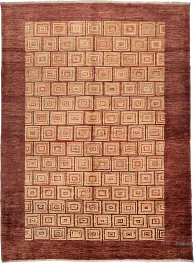 Alfombra Moderna Nueva Anudada a Mano - 198 cm x 276 cm