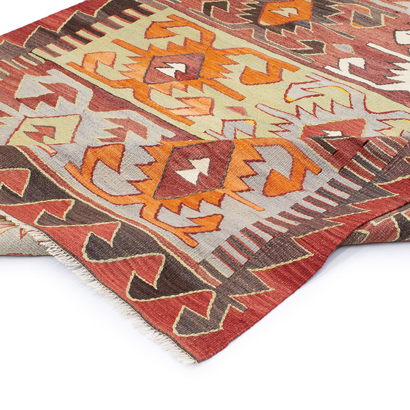Vintage Konya Kilim Rug - 5' 2" x 9' 7" (62" x 115") - K0092181