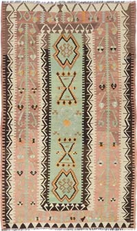 Alfombra Vintage Afyon Kilim - 119 cm x 203 cm
