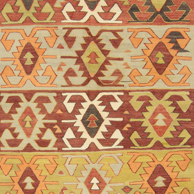 Vintage Konya Kilim Rug - 5' 3" x 10' 4" (63" x 124") - K0092185