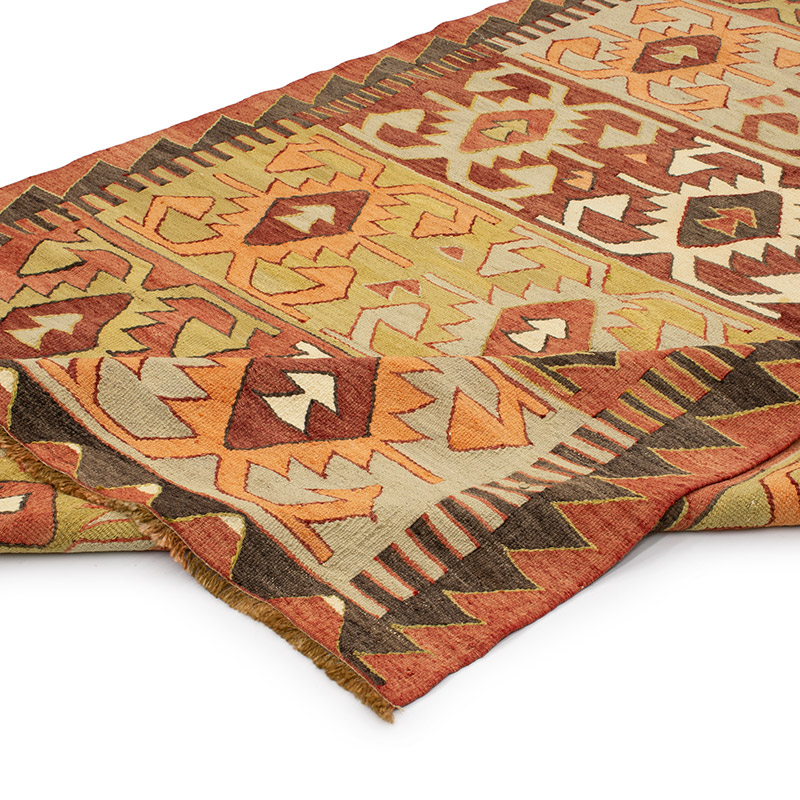 Vintage Konya Kilim Rug - 5' 3" x 10' 4" (63" x 124") - K0092185