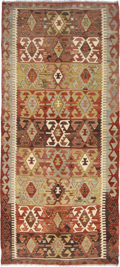 Vintage Konya Kilim Rug - 5'  x 10' 11" (60" x 131")
