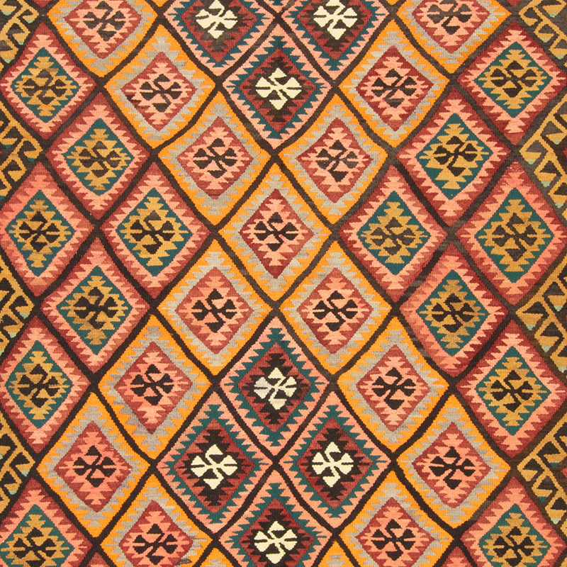 Vintage Adana Kilim Rug - 3' 10" x 5'  (46" x 60") - K0092188
