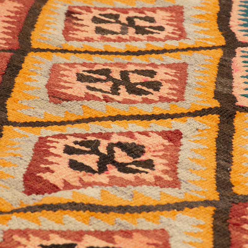 Vintage Adana Kilim Rug - 3' 10" x 5'  (46" x 60") - K0092188