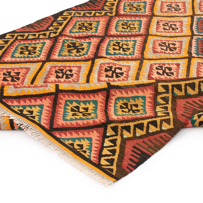 Vintage Adana Kilim Rug - 3' 10" x 5'  (46" x 60") - K0092188