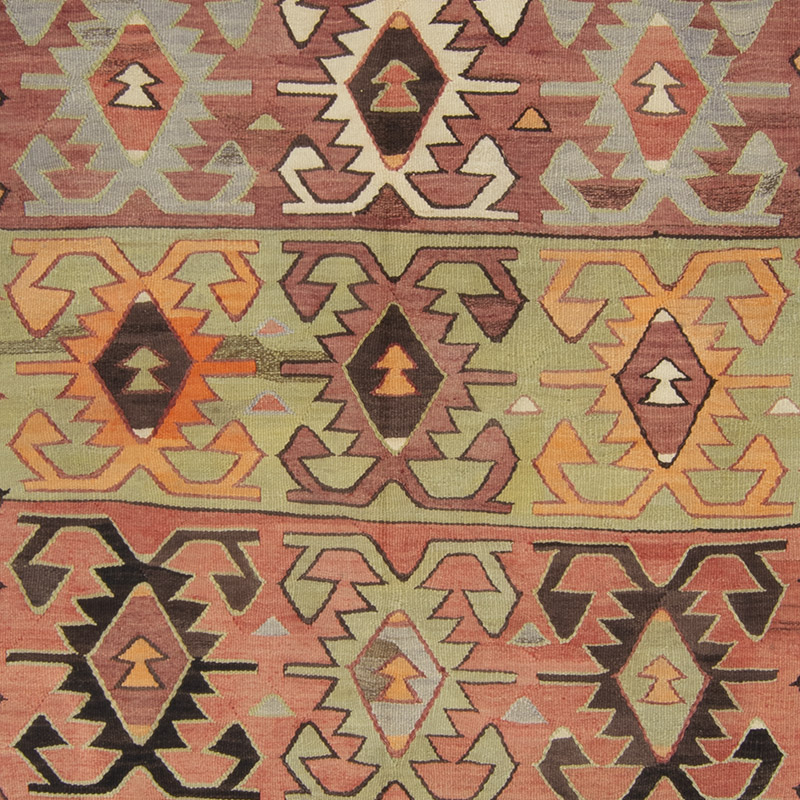 Vintage Konya Kilim Rug - 5'  x 11' 3" (60" x 135") - K0092190
