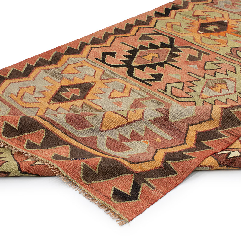 Vintage Konya Kilim Rug - 5'  x 11' 3" (60" x 135") - K0092190