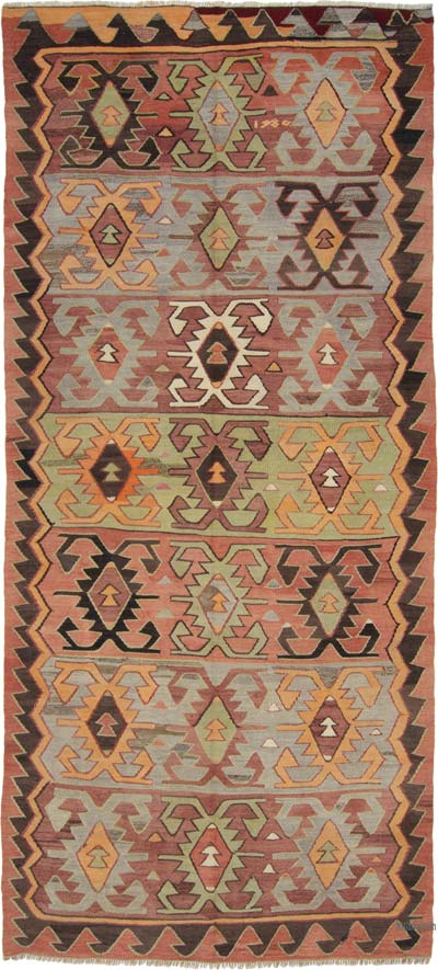 Vintage Konya Kilim Rug - 5'  x 11' 3" (60" x 135")
