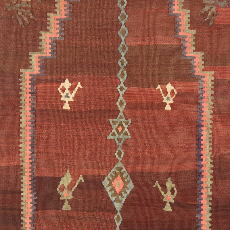 Vintage Anatolian Kilim Rug - 2' 6" x 4' 2" (30" x 50") - K0092195