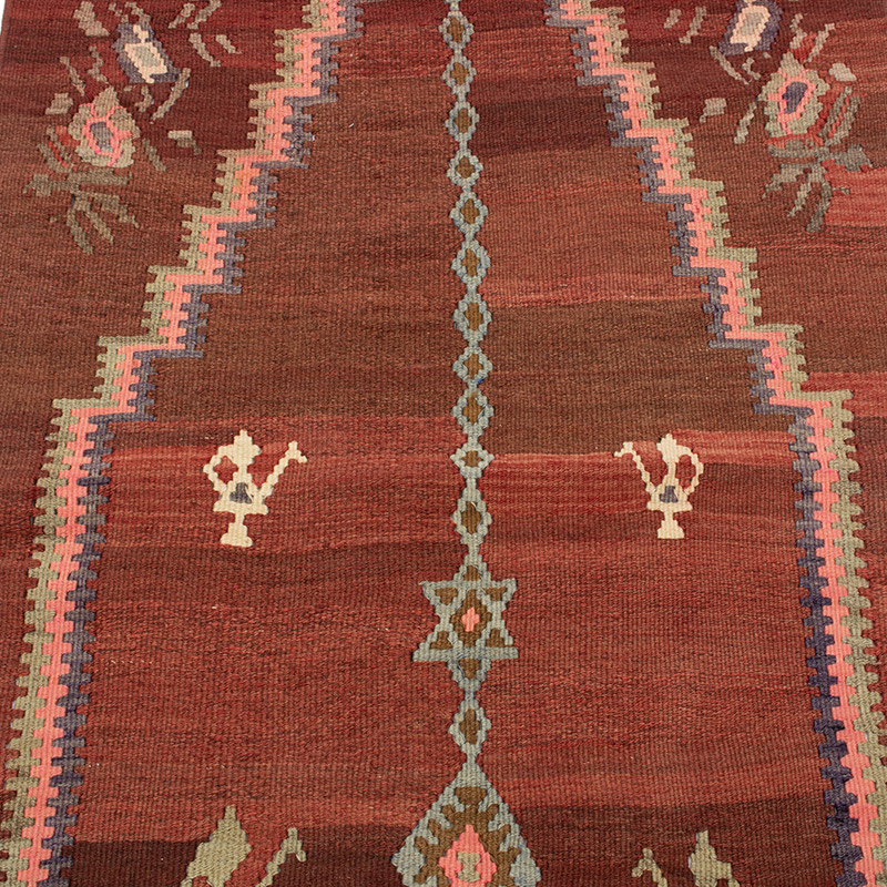 Vintage Anatolian Kilim Rug - 2' 6" x 4' 2" (30" x 50") - K0092195